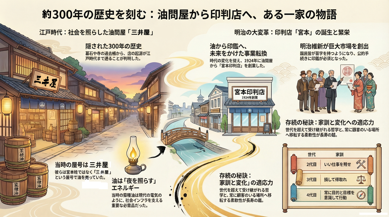 三井屋宮本印判店まで